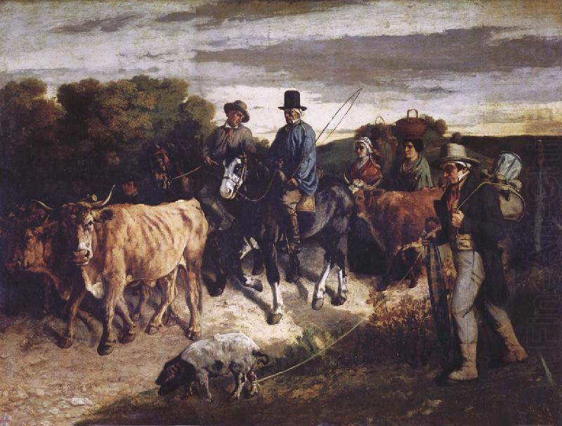 The Peasants of Flagey Returning from the Fair, Gustave Courbet